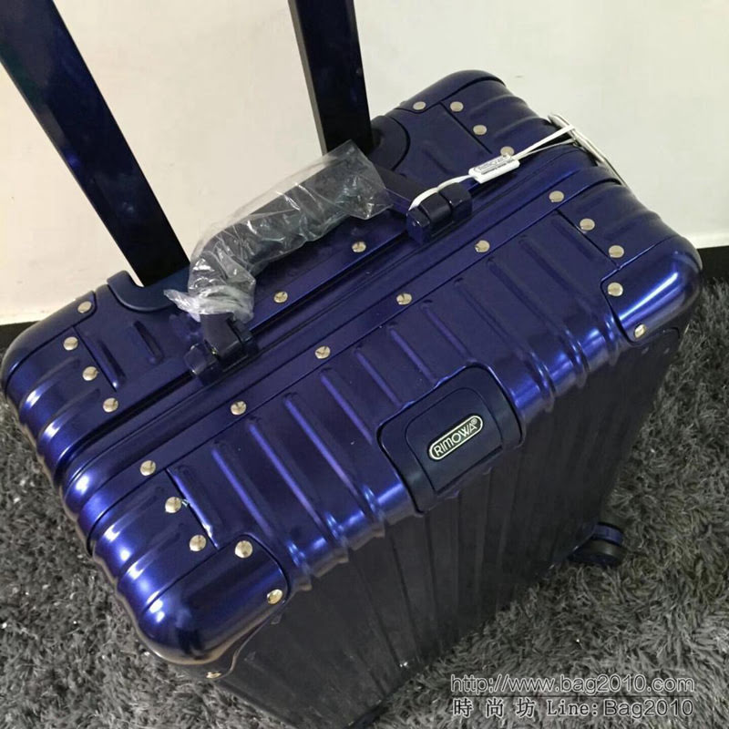 RIMOWA日默瓦 拉杆箱/拉箱 全鋁鎂合金 專櫃topas系列 1801款 帶鋼印最高版本 20寸登機箱  xbt1117